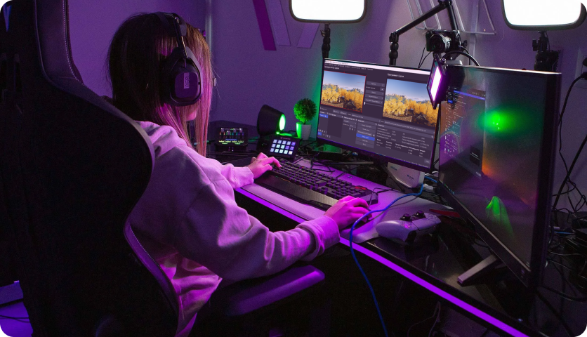 Video editing workspace